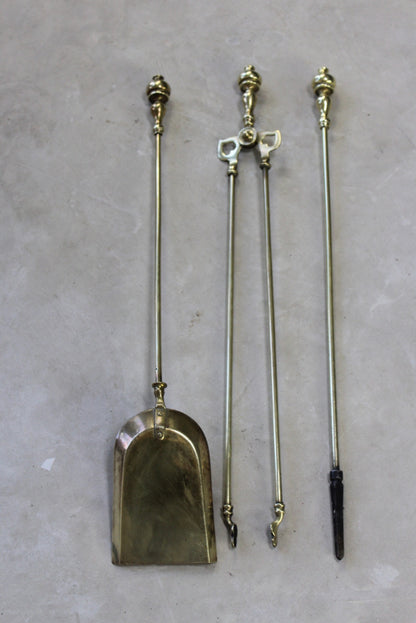 Brass Fire Companion Set - Kernow Furniture