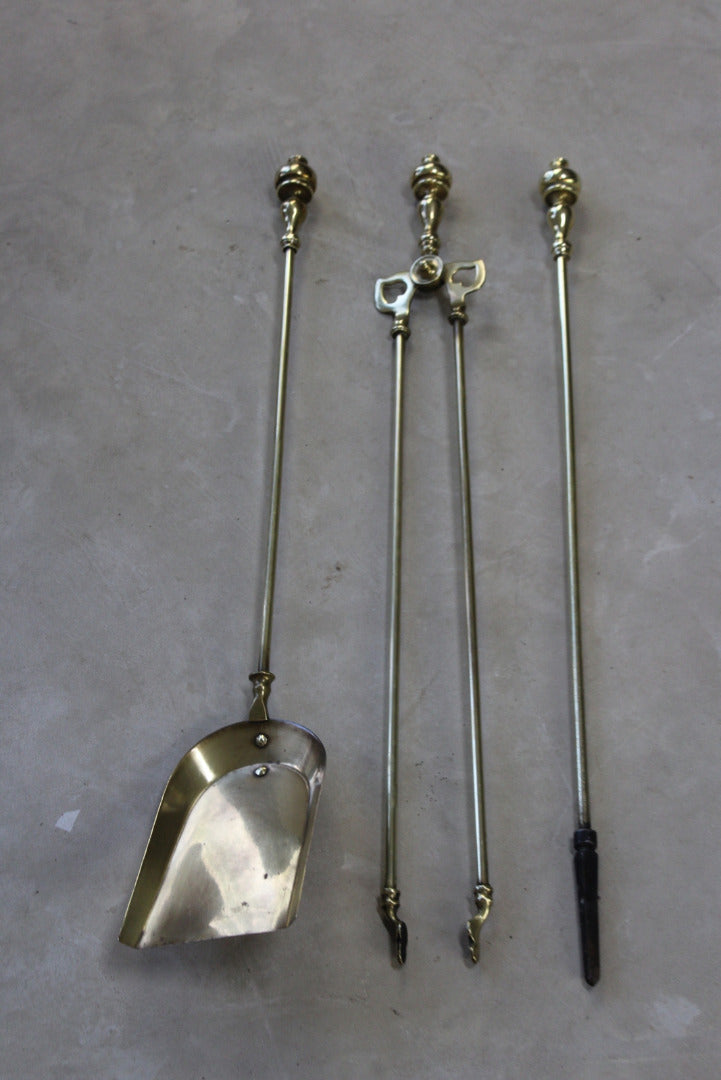 Brass Fire Companion Set - Kernow Furniture