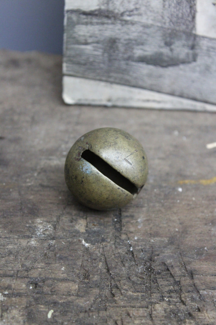 Small Vintage Brass Bell - Kernow Furniture