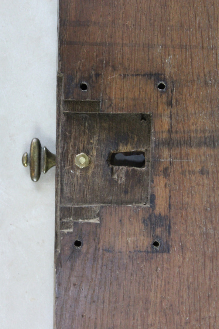 Antique Oak Metal Bound Chest - Kernow Furniture