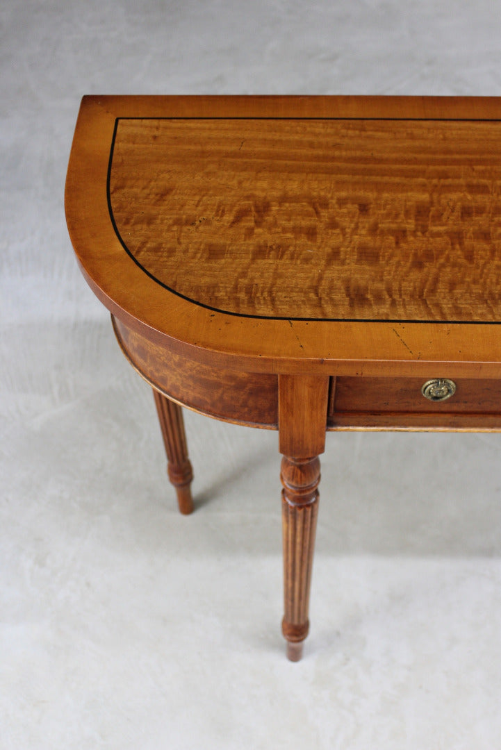 Antique Style Narrow Hall Table - Kernow Furniture