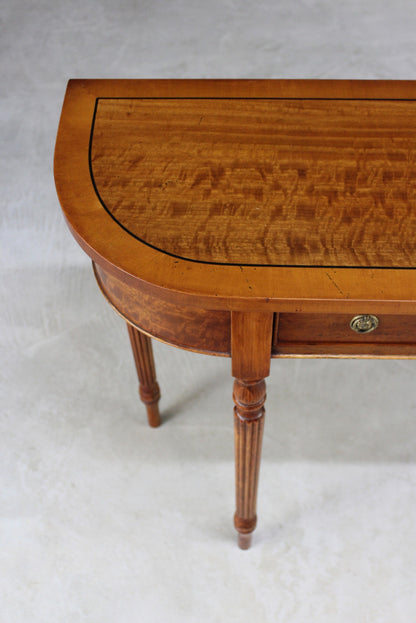 Antique Style Narrow Hall Table - Kernow Furniture