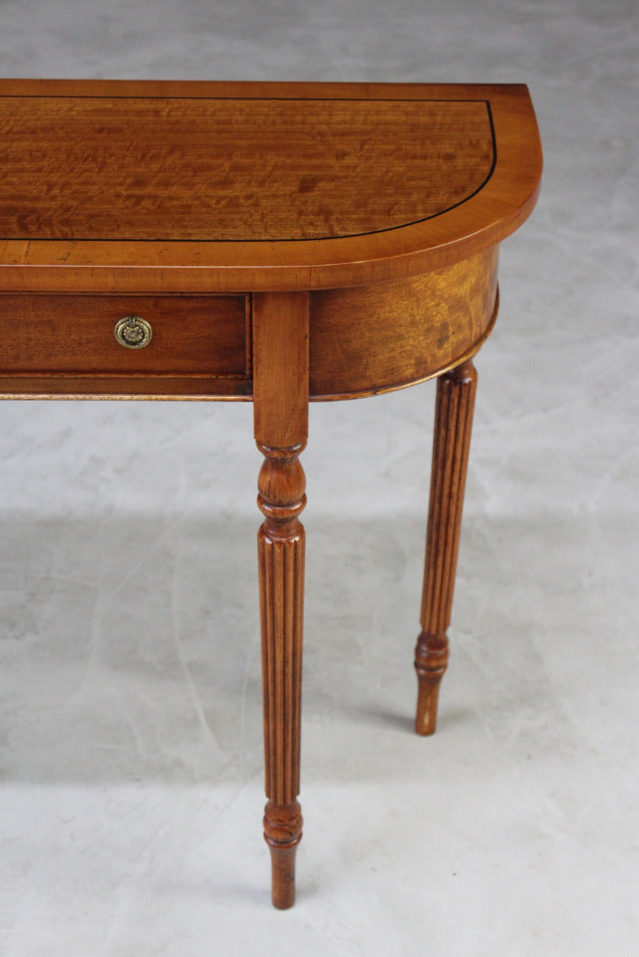 Antique Style Narrow Hall Table - Kernow Furniture