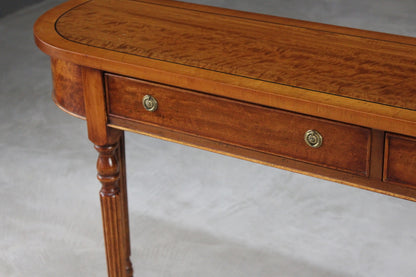 Antique Style Narrow Hall Table - Kernow Furniture