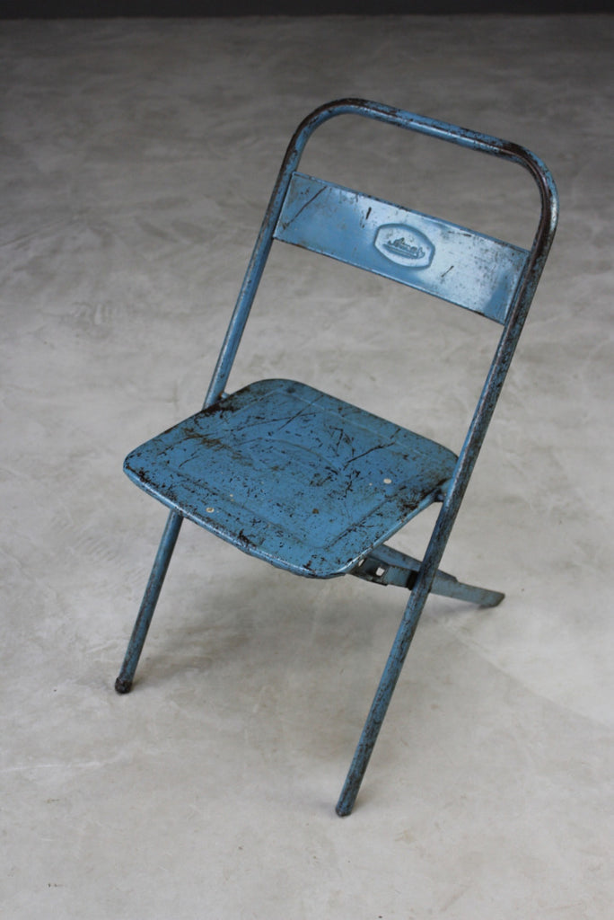 Single Retro Metal Folding Chair - Kernow Furniture