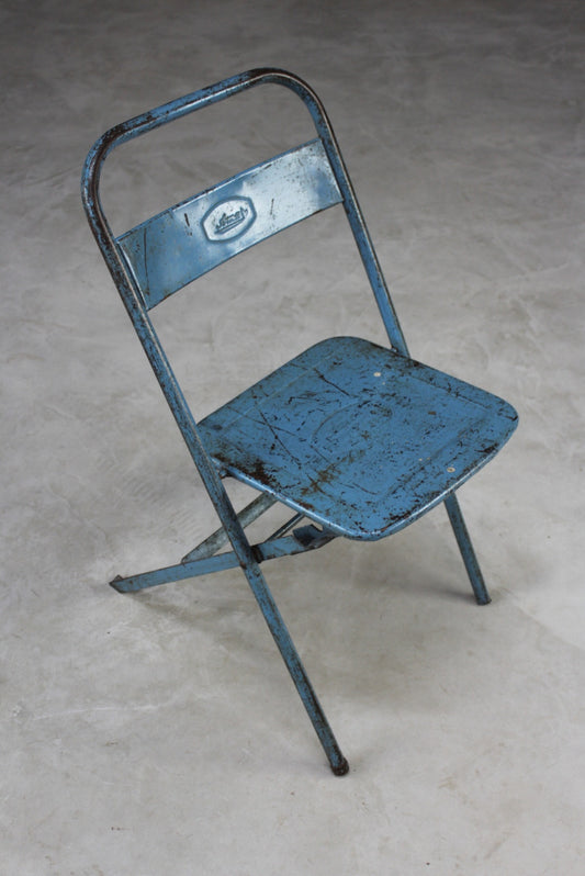 Single Retro Metal Folding Chair - Kernow Furniture