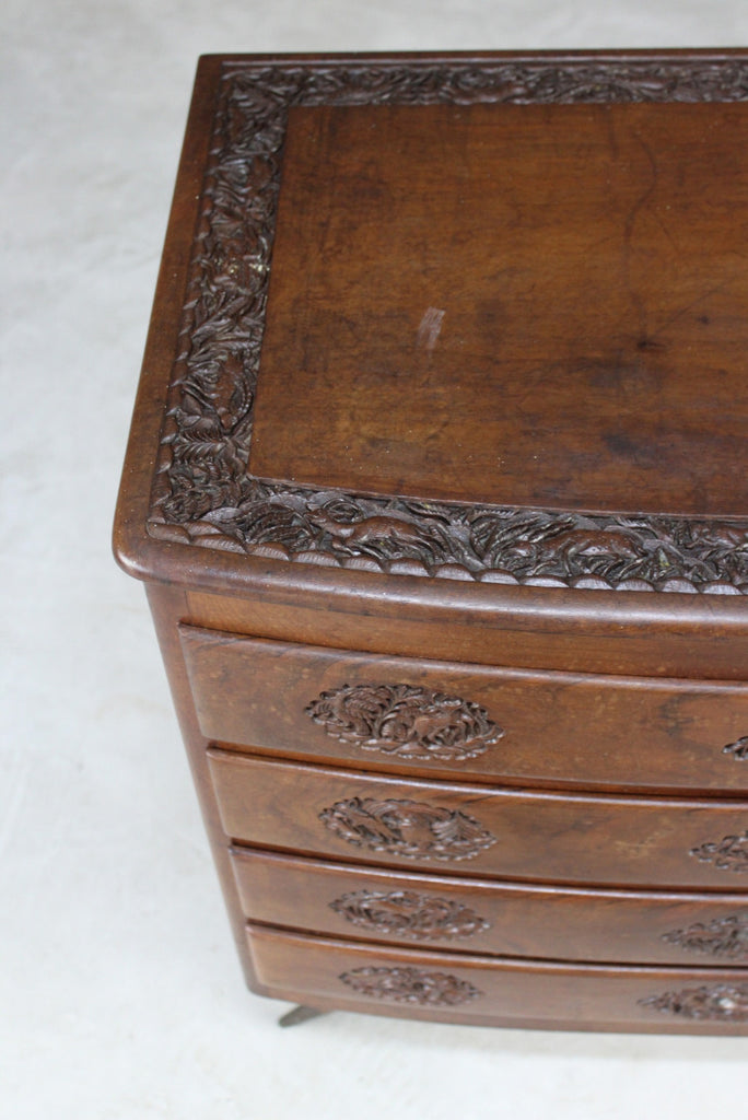 Carved Eastern Chest of Drawers - Kernow Furniture