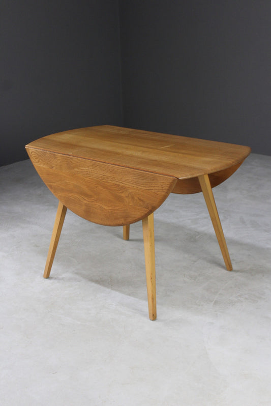 Vintage Ercol Drop Leaf Windsor Dining Table - Kernow Furniture