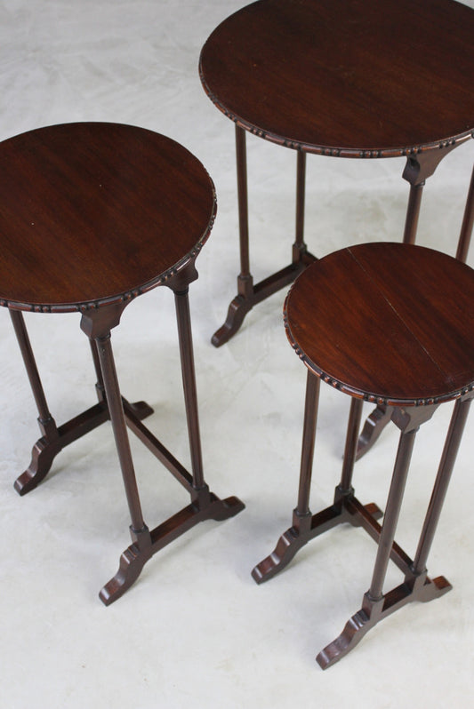 Traditional Style Nest Side Tables - Kernow Furniture