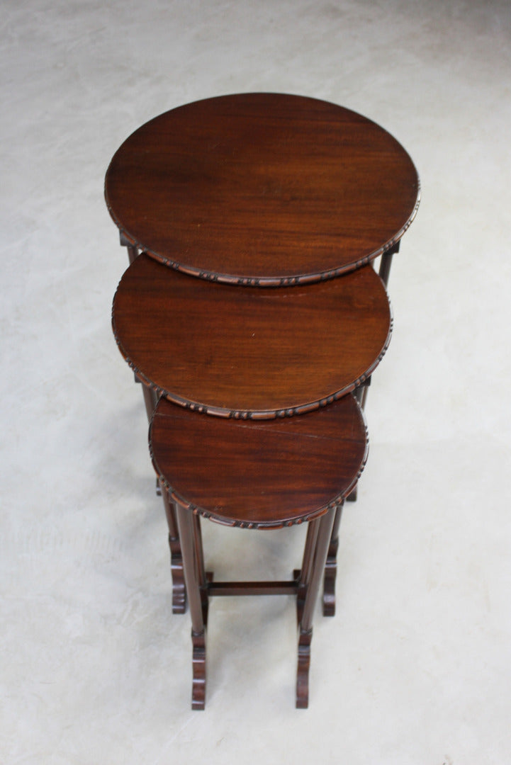 Traditional Style Nest Side Tables - Kernow Furniture