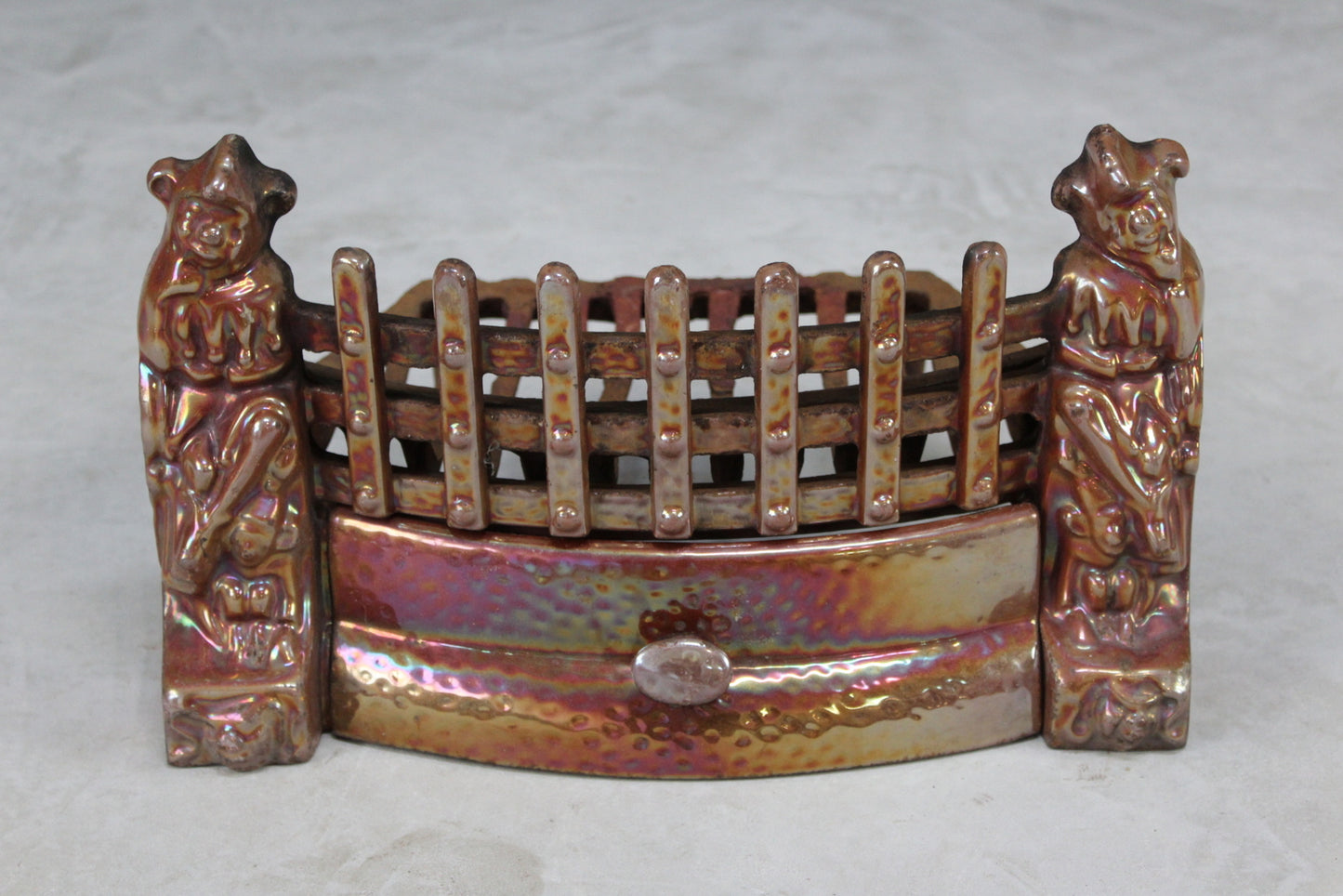 Vintage Lustre Fire Grate - Kernow Furniture