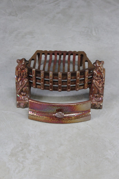 Vintage Lustre Fire Grate - Kernow Furniture