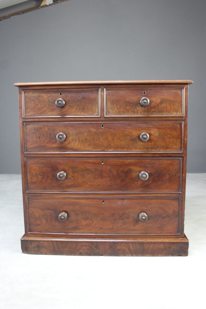 Antique Mahogany Chest of Drawers - Kernow Furniture