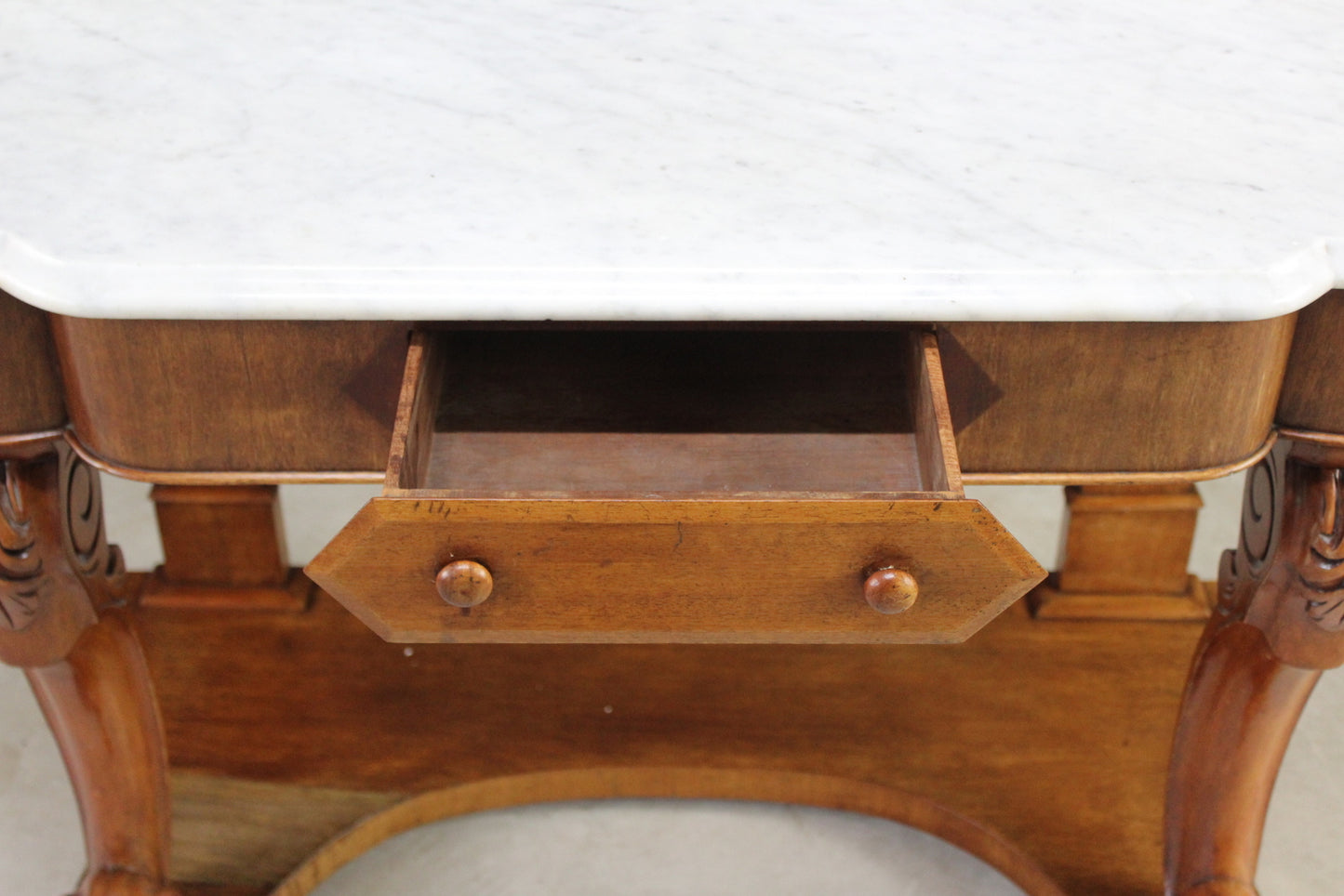 Antique Marble Top Washstand - Kernow Furniture