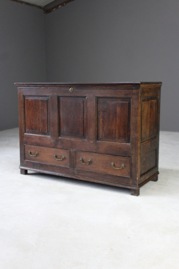 Antique Georgian Oak Mule Chest - Kernow Furniture