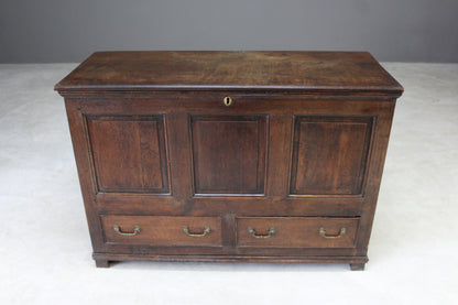 Antique Georgian Oak Mule Chest - Kernow Furniture