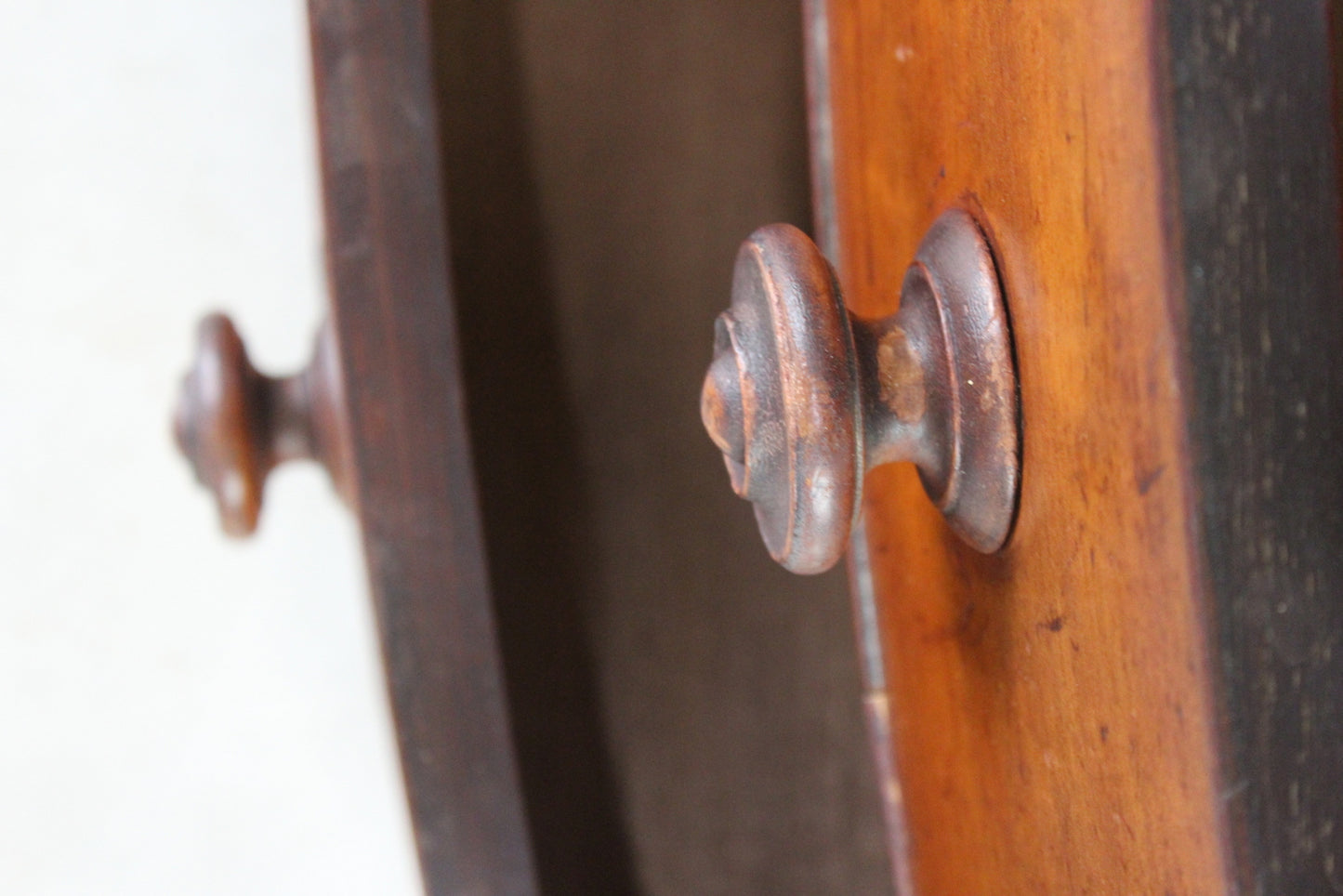 Antique Bow Front Chest of Drawers - Kernow Furniture