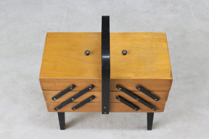 Vintage Cantilever Sewing Box - Kernow Furniture