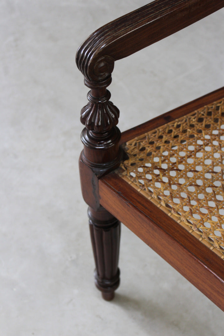 Anglo Indian Padouk Armchair - Kernow Furniture