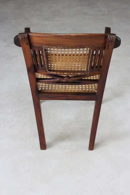 Anglo Indian Padouk Armchair - Kernow Furniture