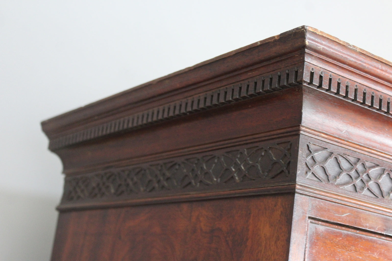 Antique Mahogany Chest on Chest - Kernow Furniture