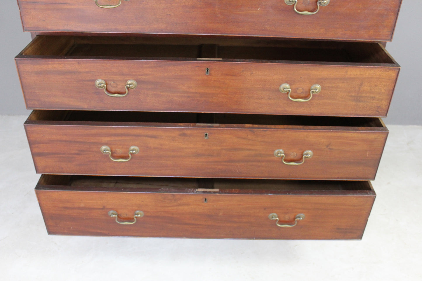 Antique Mahogany Chest on Chest - Kernow Furniture