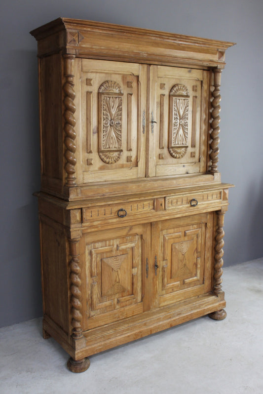 Continental Pine Cupboard - Kernow Furniture