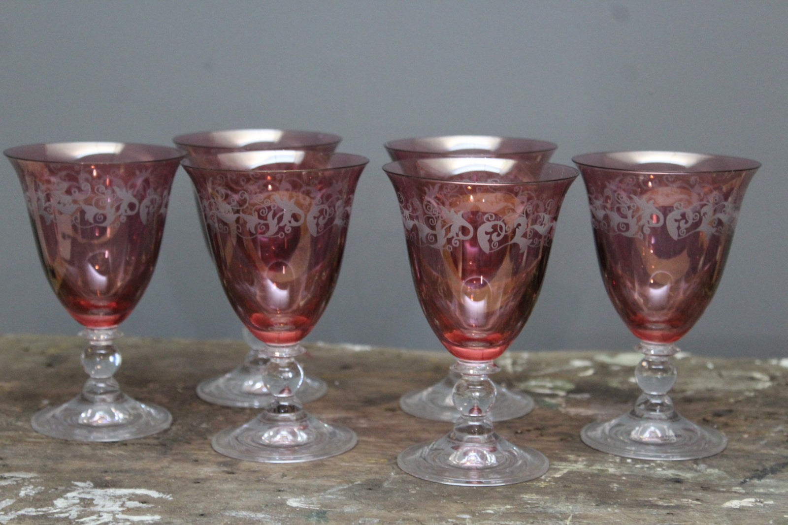 Set 6 Wine Glasses - Kernow Furniture