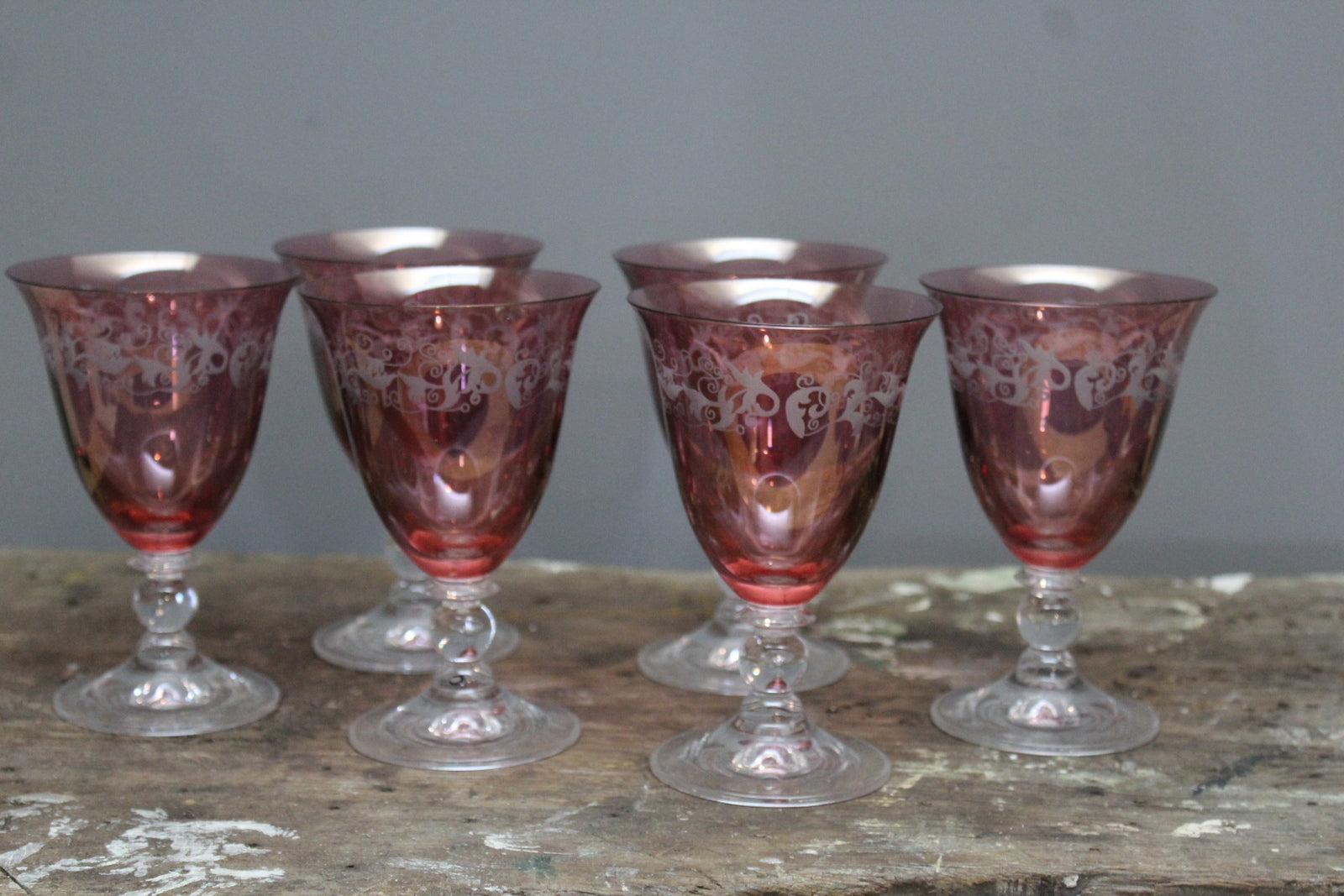 Set 6 Wine Glasses - Kernow Furniture