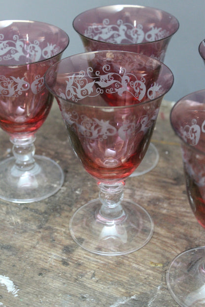 Set 6 Wine Glasses - Kernow Furniture