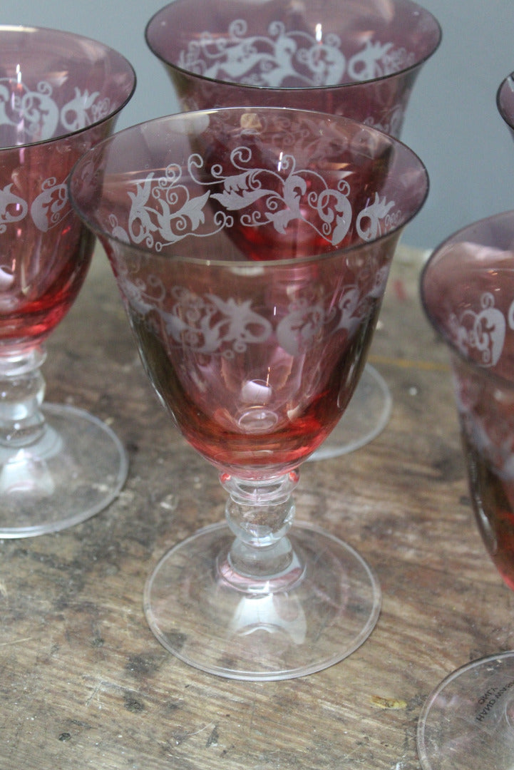 Set 6 Wine Glasses - Kernow Furniture