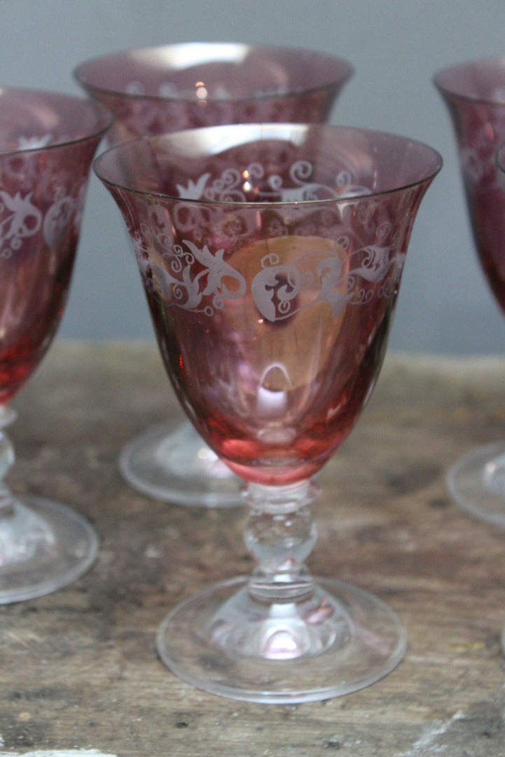 Set 6 Wine Glasses - Kernow Furniture