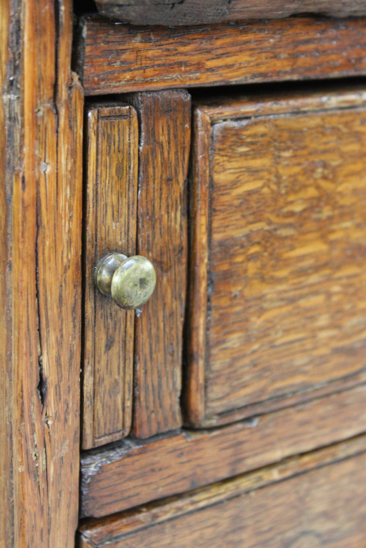 Antique Oak Bureau - Kernow Furniture