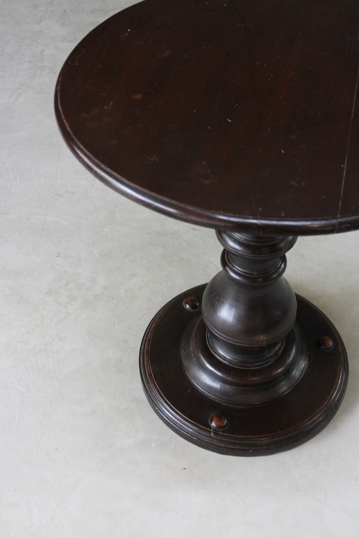 Mahogany Round Ships Table - Kernow Furniture