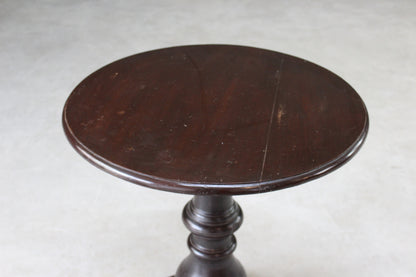 Mahogany Round Ships Table - Kernow Furniture