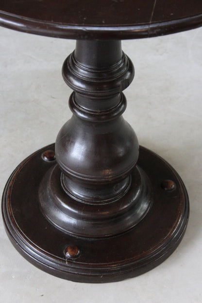 Mahogany Round Ships Table - Kernow Furniture