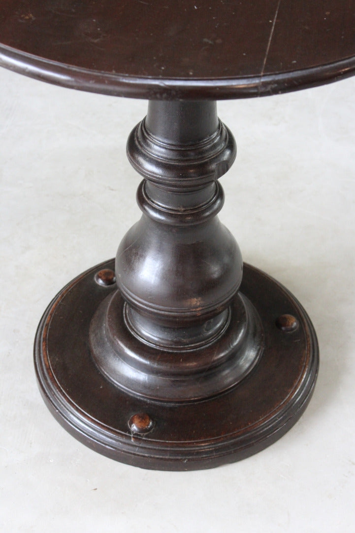 Mahogany Round Ships Table - Kernow Furniture