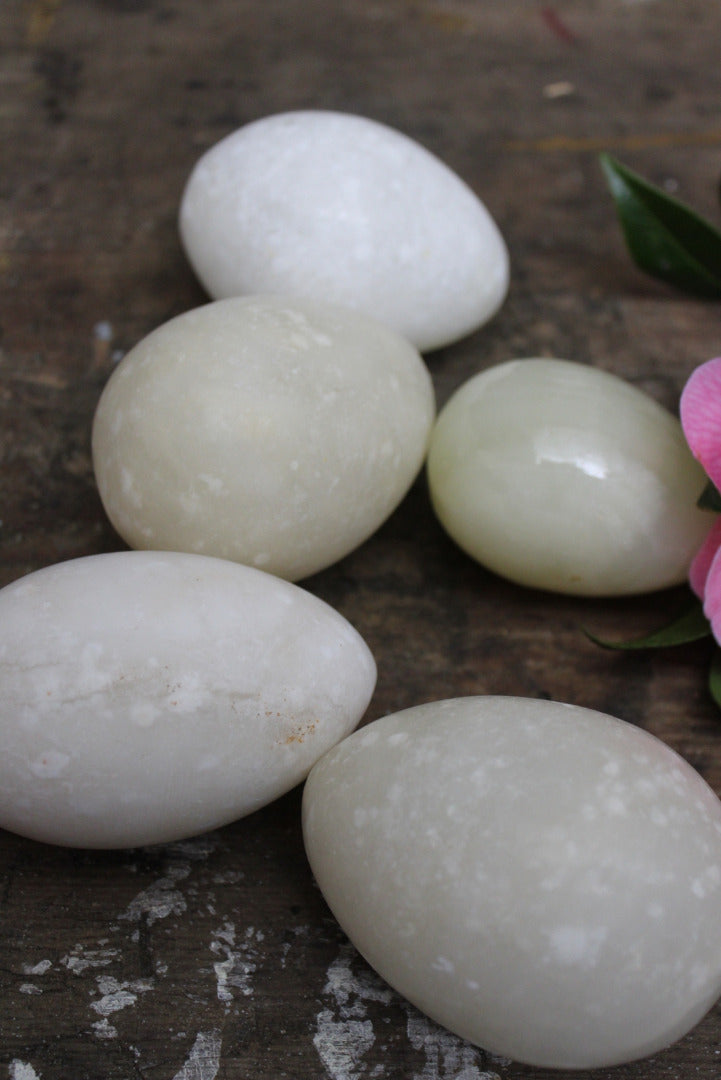 Alabaster Eggs - Kernow Furniture