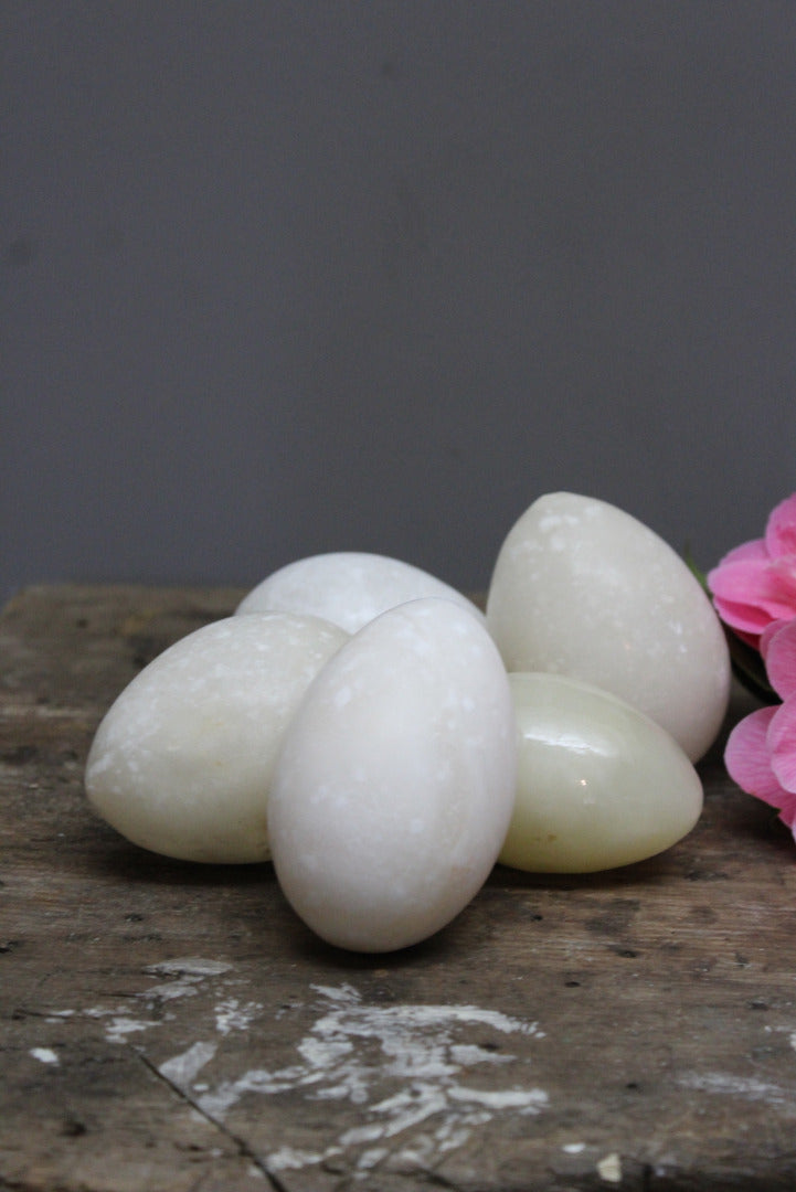 Alabaster Eggs - Kernow Furniture