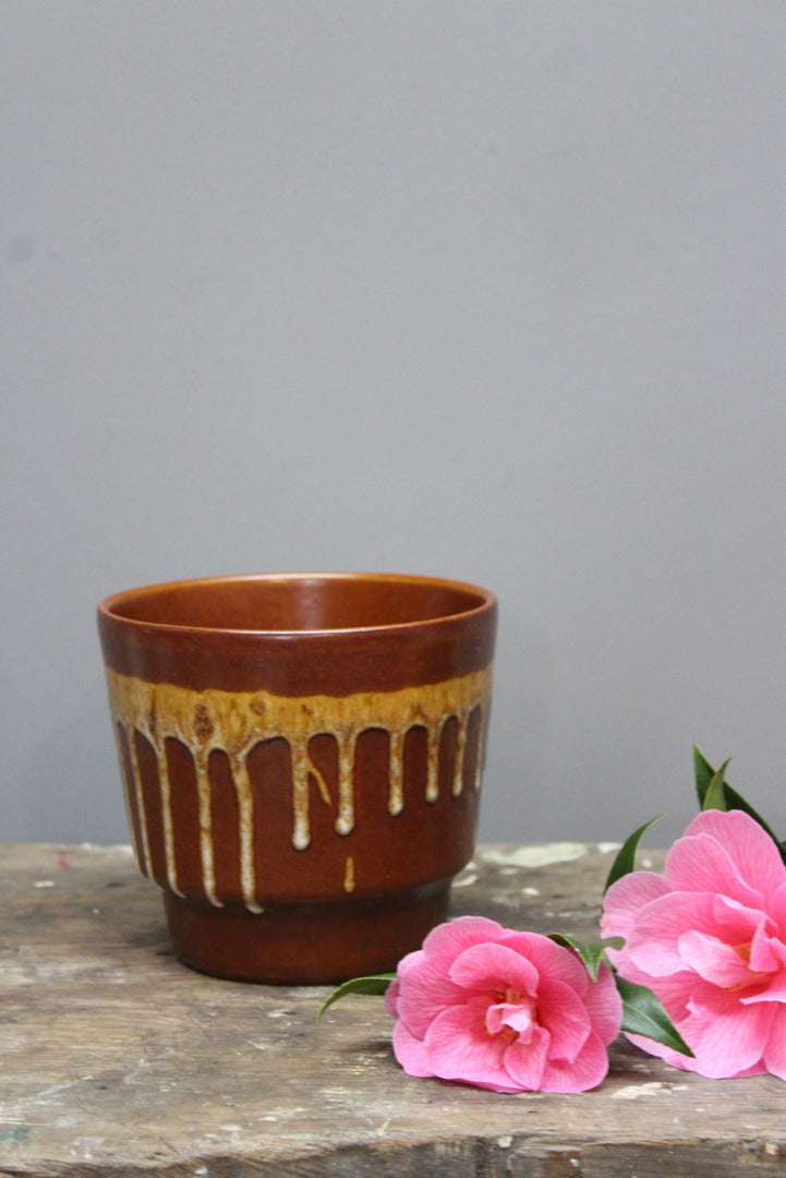 Retro German Plant Pot - Kernow Furniture