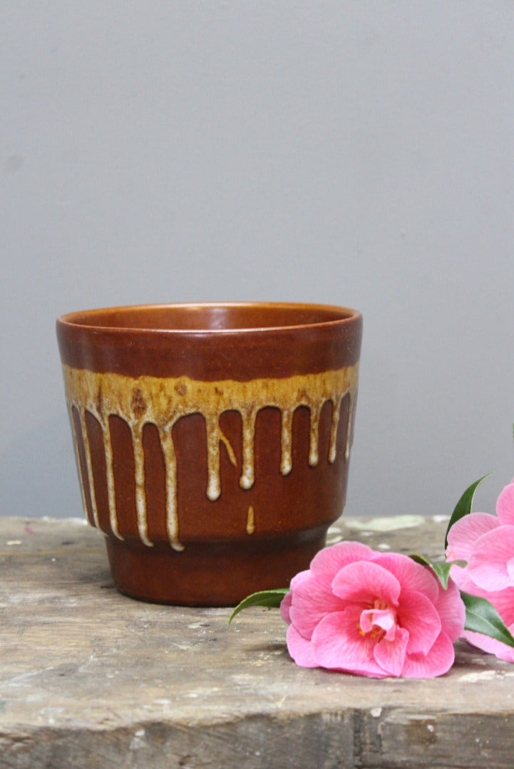 Retro German Plant Pot - Kernow Furniture