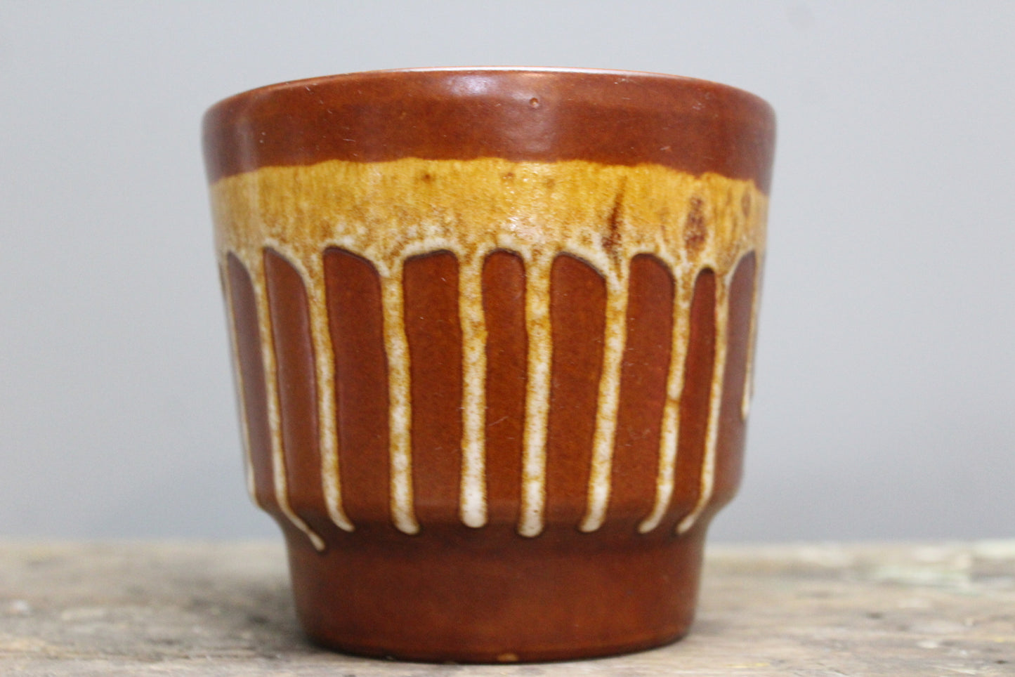 Retro German Plant Pot - Kernow Furniture