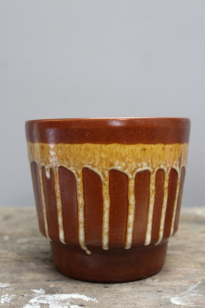 Retro German Plant Pot - Kernow Furniture