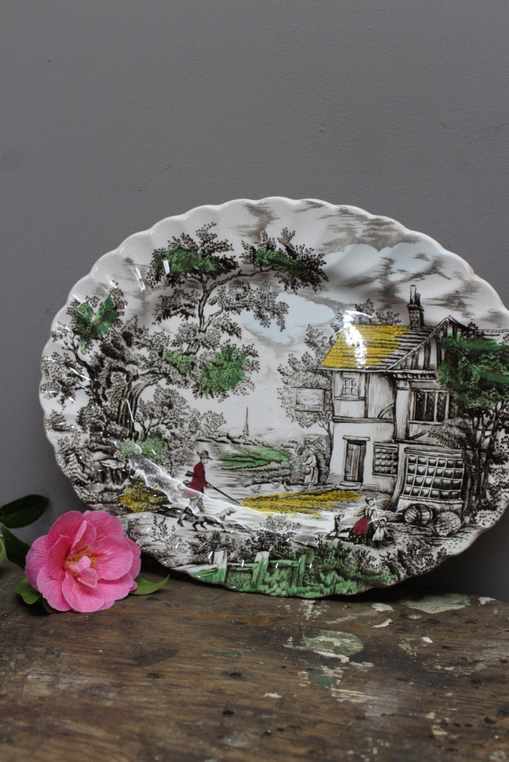 The Hunter by Myott Oval Plate - Kernow Furniture