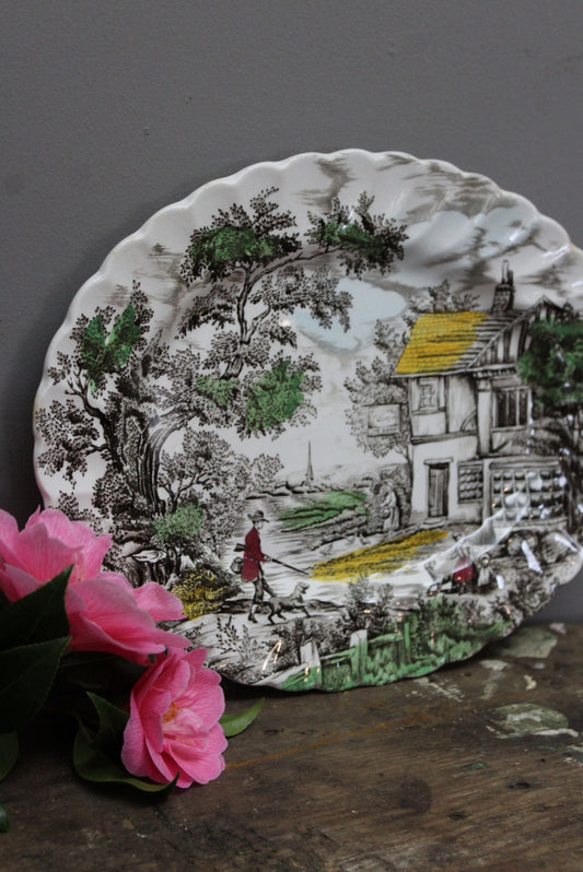 The Hunter by Myott Oval Plate - Kernow Furniture