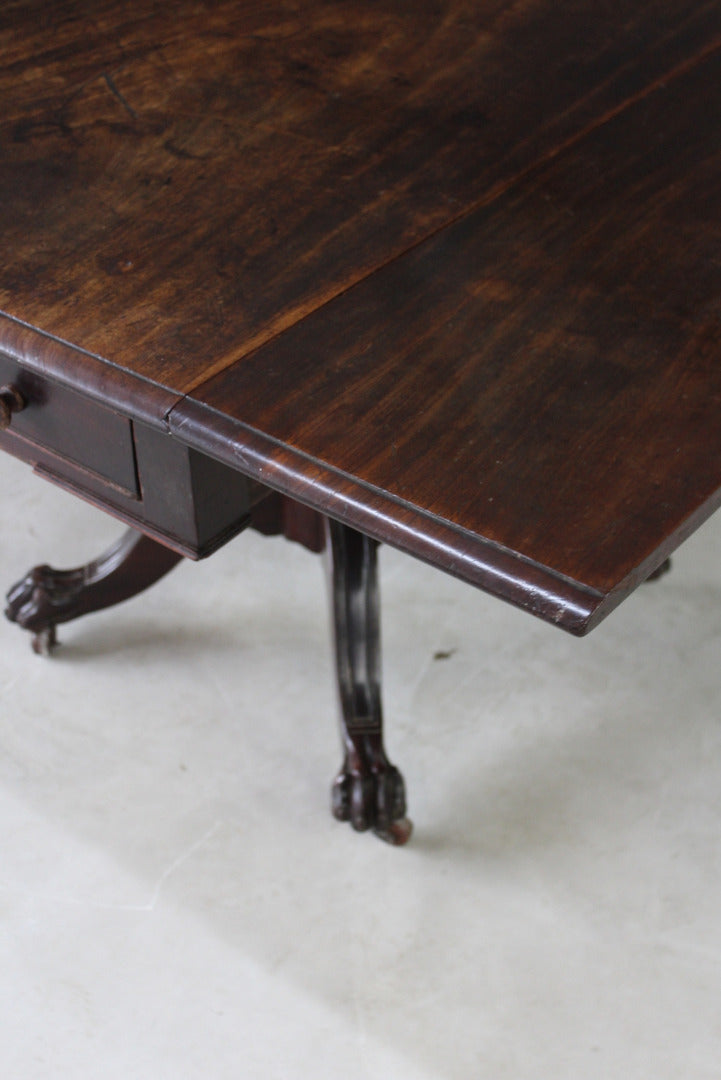 Antique Mahogany Drop Leaf Table - Kernow Furniture