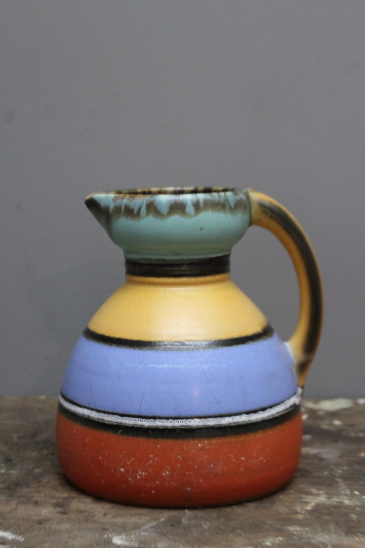 Stripe Pottery Jug - Kernow Furniture