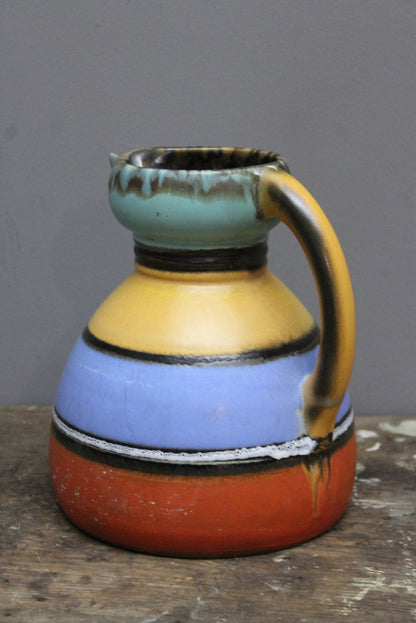 Stripe Pottery Jug - Kernow Furniture