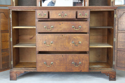 Georgian Style Oak Dresser - Kernow Furniture