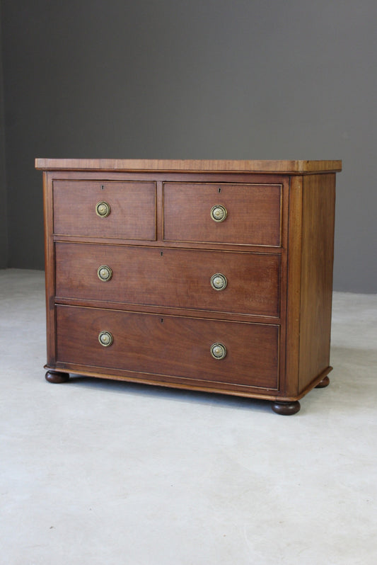Antique Mahogany Chest of Drawers - Kernow Furniture